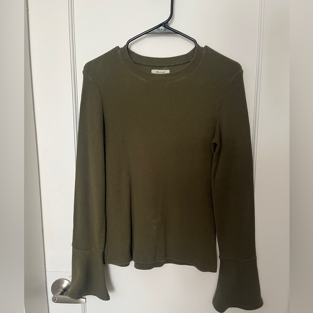 Madewell green Blouse